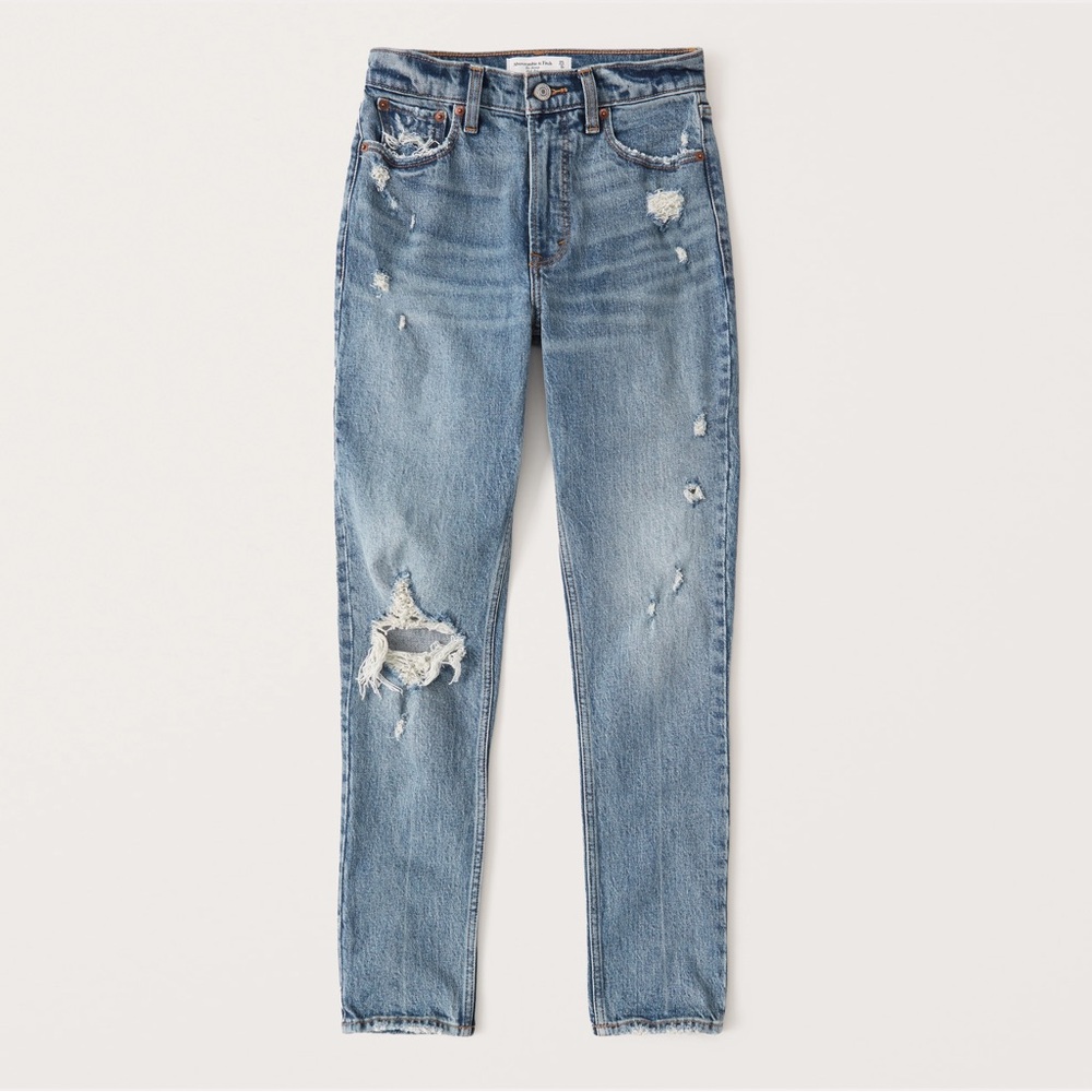 Abercrombie & Fitch High Rise Blue Jeans